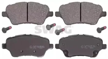 Комплект тормозных колодок, дисковый тормоз SWAG купить